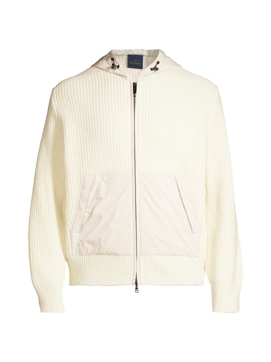 Paul & Shark - Wool Zip - hupullinen neuletakki - WHITE | Stockmann - photo 1