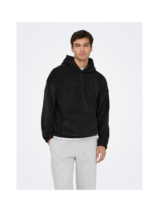 Only & Sons - OnsLes Classiques džemperis ar kapuci - JET BLACK DETAIL:NO LOGO | Stockmann - photo 4