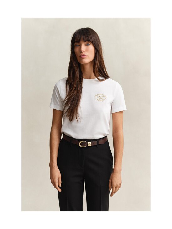 GANT - Rope Graphic t-paita - 113 EGGSHELL | Stockmann - photo 2