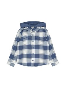 Abercrombie & Fitch - Hooded Flannel -paita - C1E-VINTAGE INDIGO | Stockmann