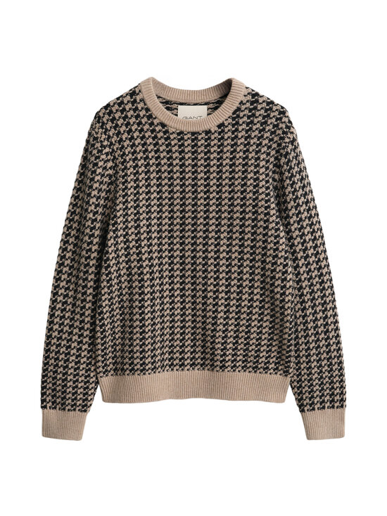 GANT - Texture C-Neck -neule - 97 DK CHARCOAL MELANGE | Stockmann - photo 1