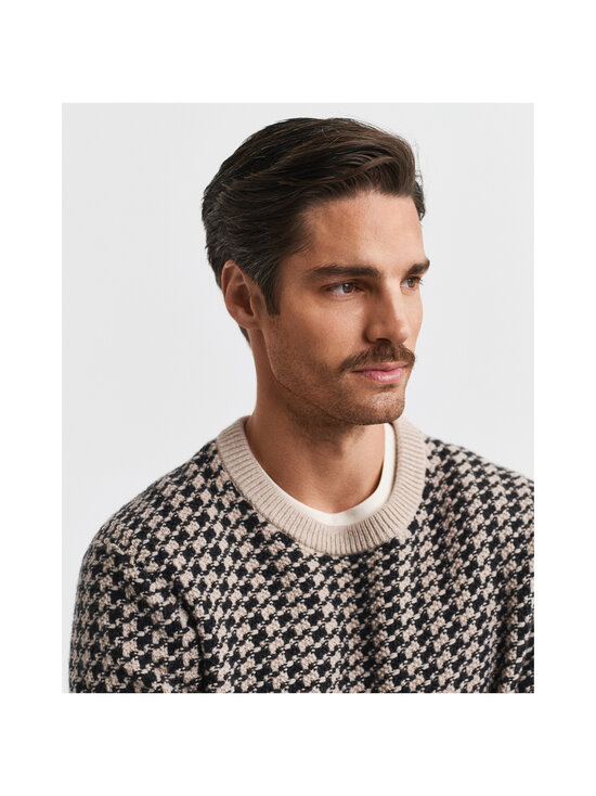 GANT - Texture C-Neck -neule - 97 DK CHARCOAL MELANGE | Stockmann - photo 4