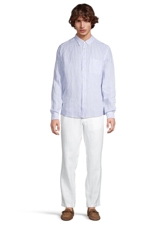 BOSS - Liam Striped -kauluspaita - 450 LIGHT/PASTEL BLUE | Stockmann - photo 2