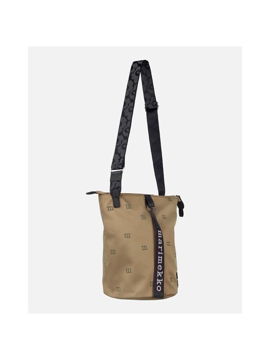 893 BROWN, BLACK Marimekko All Day Bucket M-Logo -laukku |One size |  Olkalaukut | Stockmann