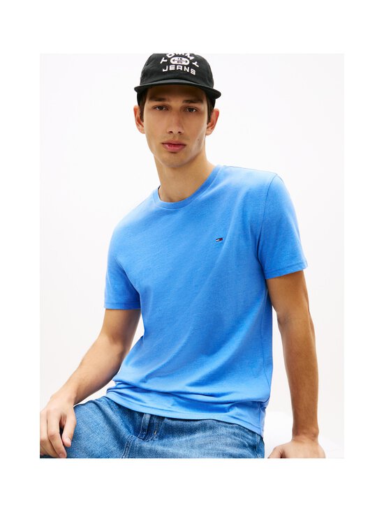 Tommy Jeans - XSlim Jaspe Heritage t-krekls - C38 BLUE TWILIGHT HTR | Stockmann - photo 4