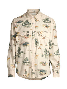 GANT - Triiksärk Relaxed Printed Rodeo - 164 IVORY WHITE | Stockmann