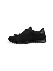 ecco - Gruuv Lite WP -nahkasneakerit - 51052 BLACK/BLACK | Stockmann