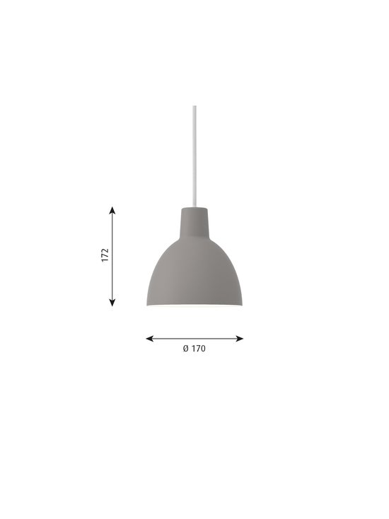 Louis Poulsen - Toldbod-riippuvalaisin Ø 17 cm - GREY - photo 2 Louis Poulsen - Toldbod-riippuvalaisin Ø 17 cm - GREY | Stockmann - photo 2