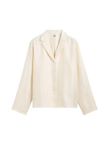 TOTEME - Monogram Silk -paitapusero - 055 CREAM | Stockmann