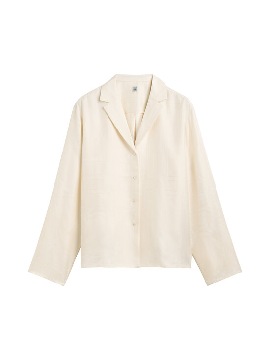 TOTEME - Monogram Silk -paitapusero - 055 CREAM | Stockmann - photo 1