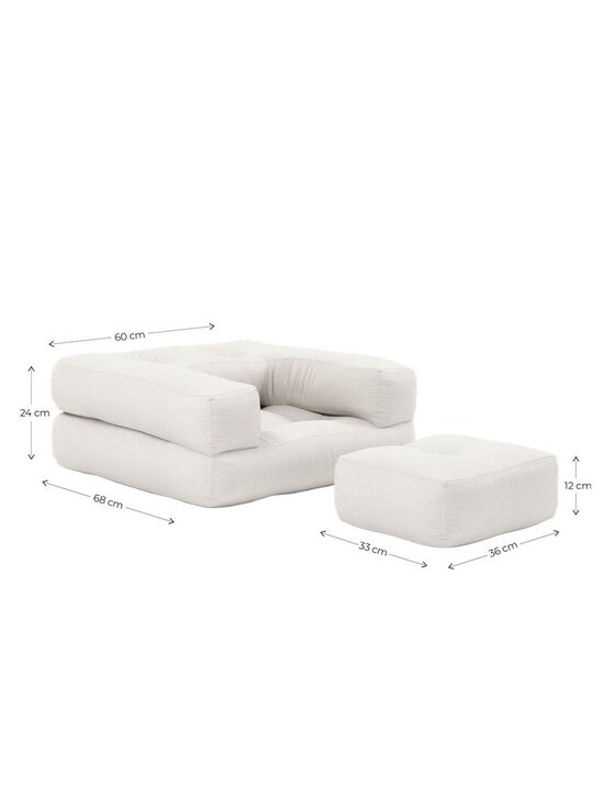Karup - Mini Cube -nojatuoli linen - BEIGE | Stockmann - photo 9