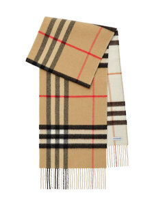 Burberry - Check to Check -kashmirhuivi - A7026 ARCHIVE BEIGE/PEBBLE | Stockmann