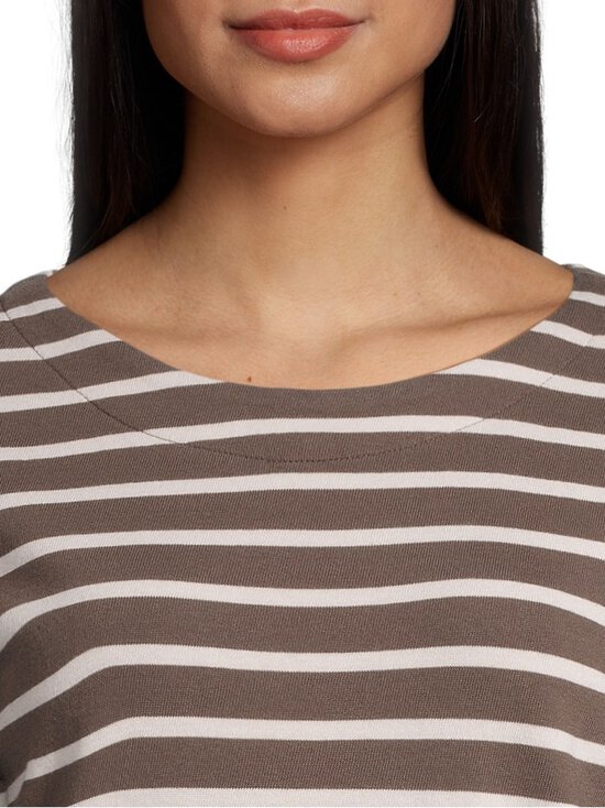 BLUE - Triibuline pluus Donna - COFFEE W/CREAM | Stockmann - photo 4