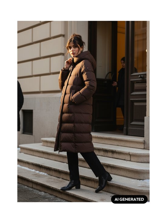 Tommy Hilfiger - Modern Maxi dūnu jaka - GT3 DEEP BROWN | Stockmann - photo 2