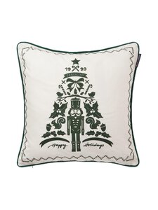 Lexington - Nutcracker spilvena pārvalks 50 x 50 cm - 1103-SH25 SNOW WHITE/GREEN | Stockmann