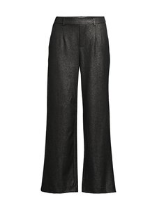 Object - ObjLisa Wide -housut - BLACK DETAIL:SILVER GLITTER | Stockmann