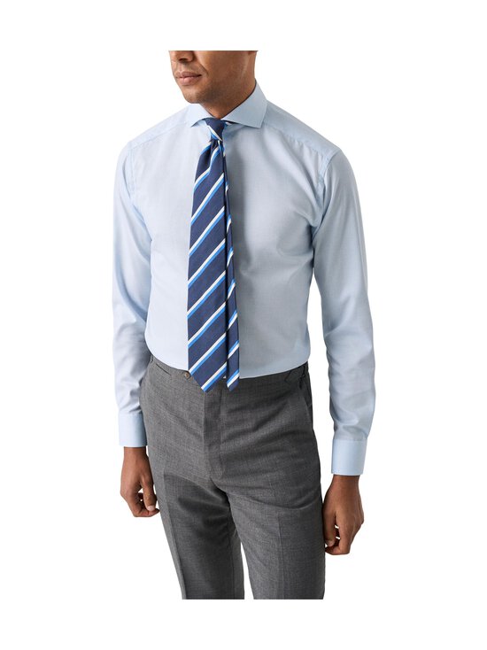 Eton - Slim Fit Semi-Solid Extreme Cut Away Collar krekls ar apkakli - LIGHT BLUE | Stockmann - photo 7