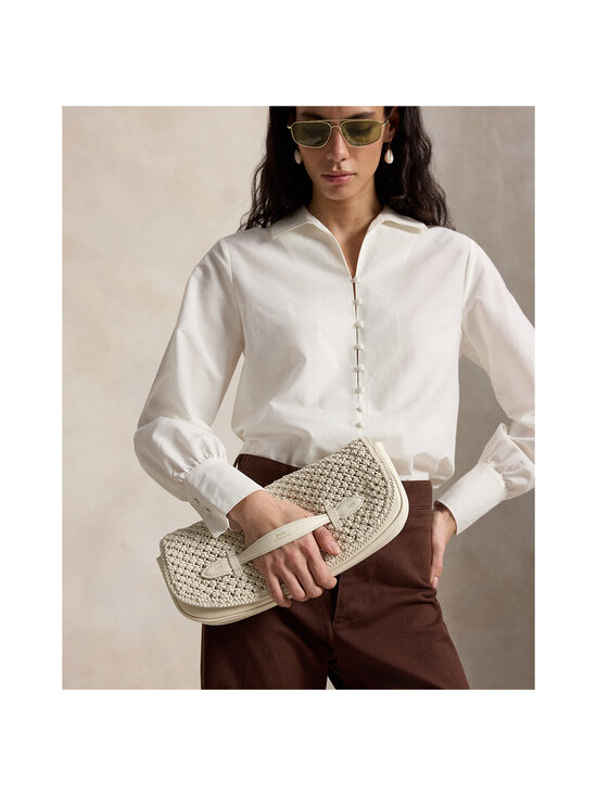 Polo Ralph Lauren - Bellport Long Flap Clutch Large soma - FROSTING | Stockmann - photo 7