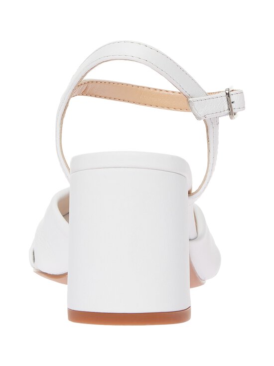 Unisa - Medway Block Heel -nahkasandaalit - WHITE | Stockmann - photo 3