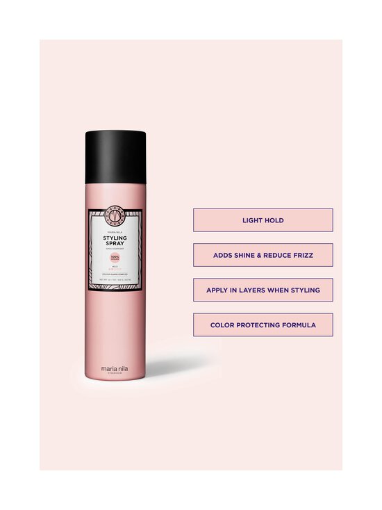 Maria Nila - Stiilivedelik Style & Finish Styling Spray 400 ml - NOCOL - photo 2 Maria Nila - Stiilivedelik Style & Finish Styling Spray 400 ml - NOCOL | Stockmann - photo 2