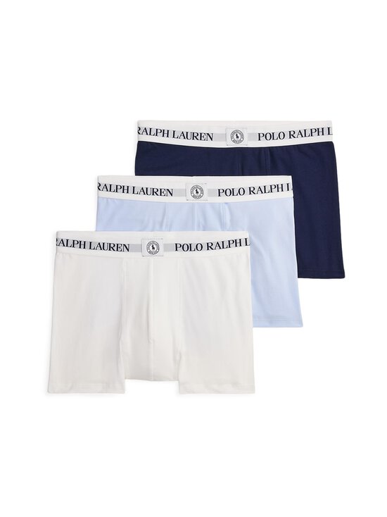 Polo Ralph Lauren - Bokserid Cotton Trunk, 3 paari - 3PK OXFRD BLU/WHITE/CR NVY | Stockmann - photo 1