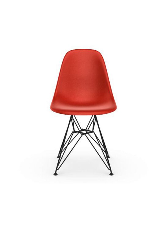 Vitra - Eames DSR Fiberglass -tuoli - MUSTA,PUNAINEN | Stockmann - photo 2