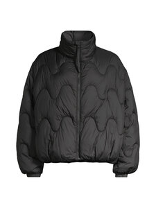 HUGO - Falbala polsterēta jaka - 001 BLACK | Stockmann