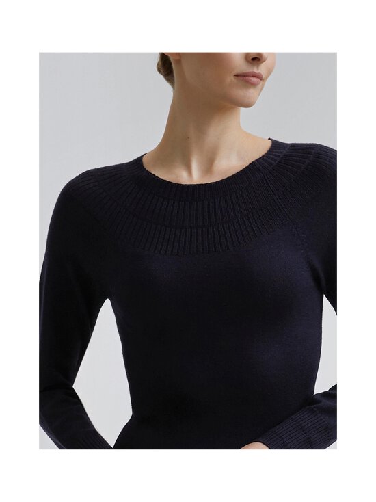 Andiata - Oberon merino trikotāžas kleita - DEEP NAVY BLUE | Stockmann - photo 8