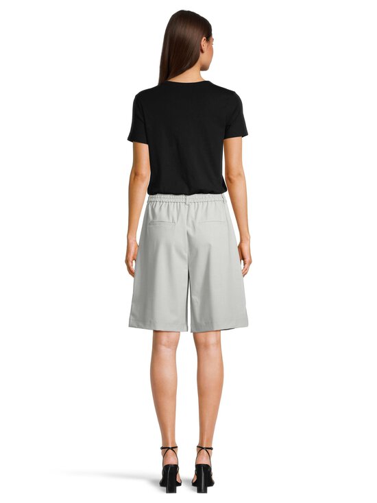 Object - ObjMara Wide Bermuda -shortsit - LIGHT GREY MELANGE | Stockmann - photo 4