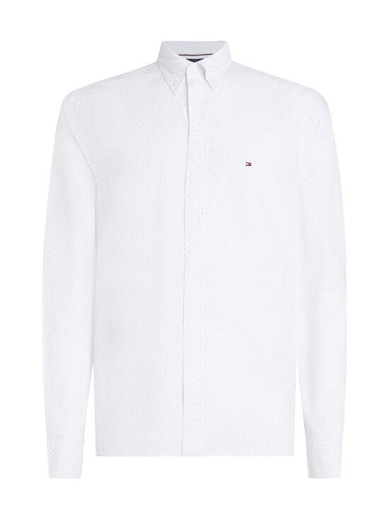 Tommy Hilfiger - Flex Poplin Regular Fit krekls ar apkakli - 0K4 OPTIC WHITE / BREEZY BLUE - photo 1 Tommy Hilfiger - Flex Poplin Regular Fit krekls ar apkakli - 0K4 OPTIC WHITE / BREEZY BLUE | Stockmann - photo 1