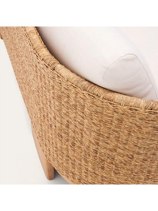 Kave Home - Xoriguer-ulkosohva eukalyptus/polyrottinki L 223 cm - BEIGE | Stockmann - photo 4