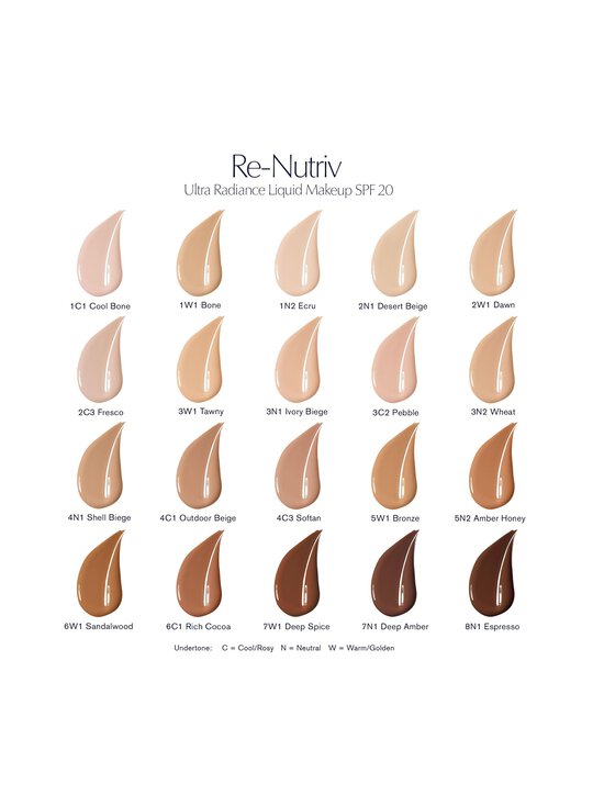 Estée Lauder - Re-Nutriv Ultra Radiance Liquid Make-Up SPF 20 -meikkivoide 30 ml - 2N1 DESERT BEIGE | Stockmann - photo 10