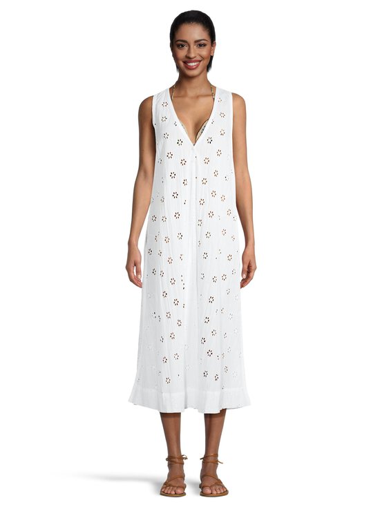 Polo Ralph Lauren - Button Front Cover Up -maksimekko - WHT WHITE | Stockmann - photo 2