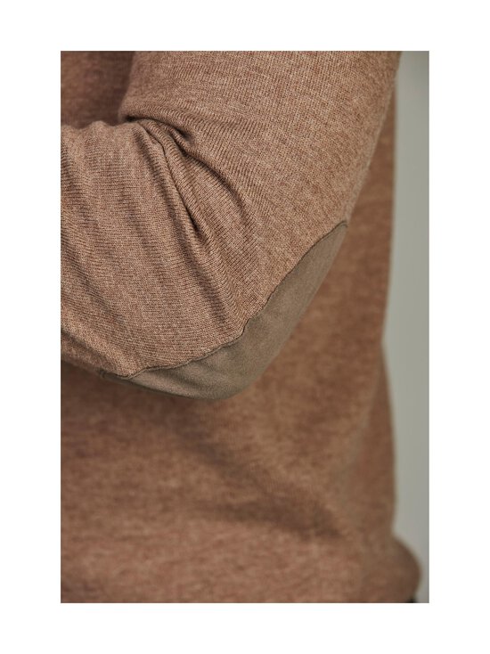 HANSEN&JACOB - Crew Neck Patch -neulepaita - 62 TOFFE BROWN | Stockmann - photo 7