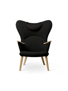 Carl Hansen&Son - CH78 Mama Bear -nojatuoli - MUSTA | Stockmann