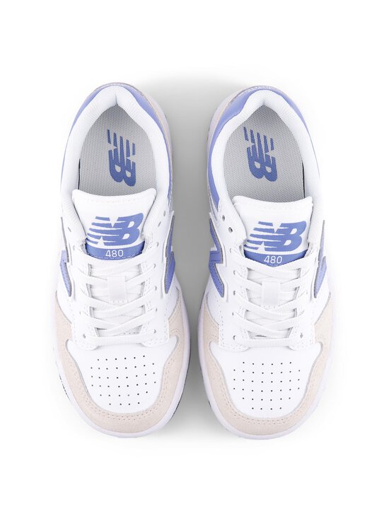 New Balance - 480 Kids Lace -sneakerit - 9Q9 WHITE / FAIRWEATHER BLUE | Stockmann - photo 2