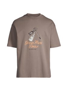Drôle de Monsieur - Le Tshirt Grand Hotel t-paita - TA / TAUPE | Stockmann