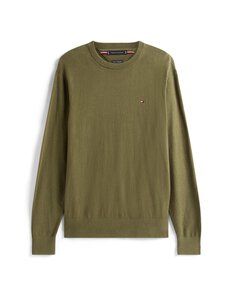 Tommy Hilfiger - Pima Organic Cotton Cashmere -neule - MT1 HUNTSMAN GREEN | Stockmann