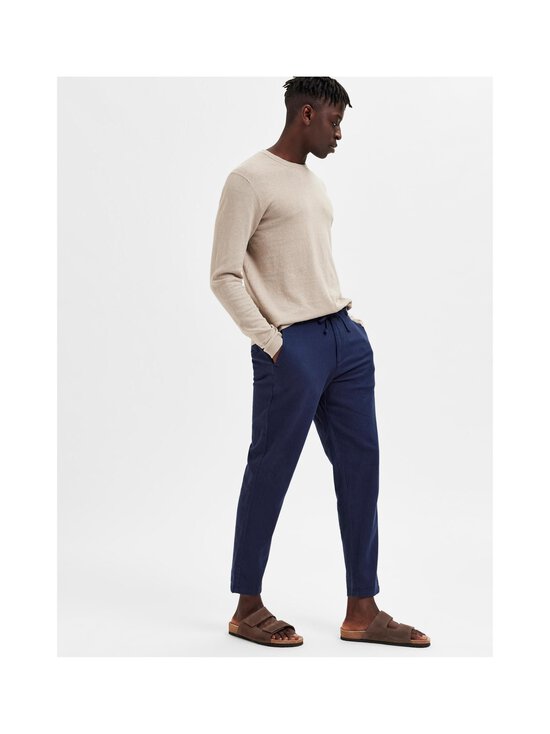 Selected - SlhSlimtape Brody -pellavasekoitehousut - DARK SAPPHIRE | Stockmann - photo 2