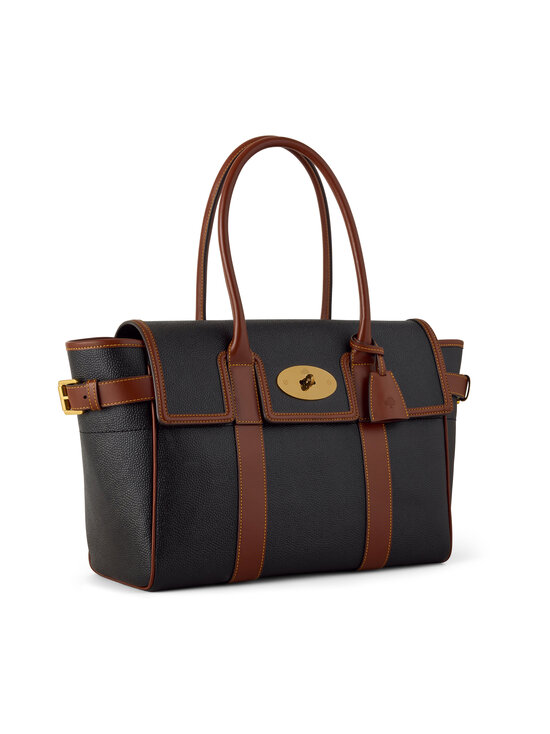 Mulberry - Käekott Bayswater - A340 BLACK-COGNAC | Stockmann - photo 3