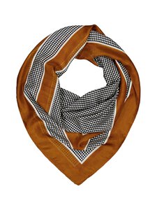 A+more - Suvi-silkkihuivi - BROWN/BLACK | Stockmann