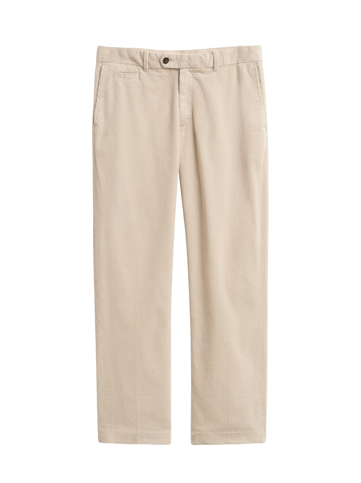 Straight Fit -vakosamettihousut