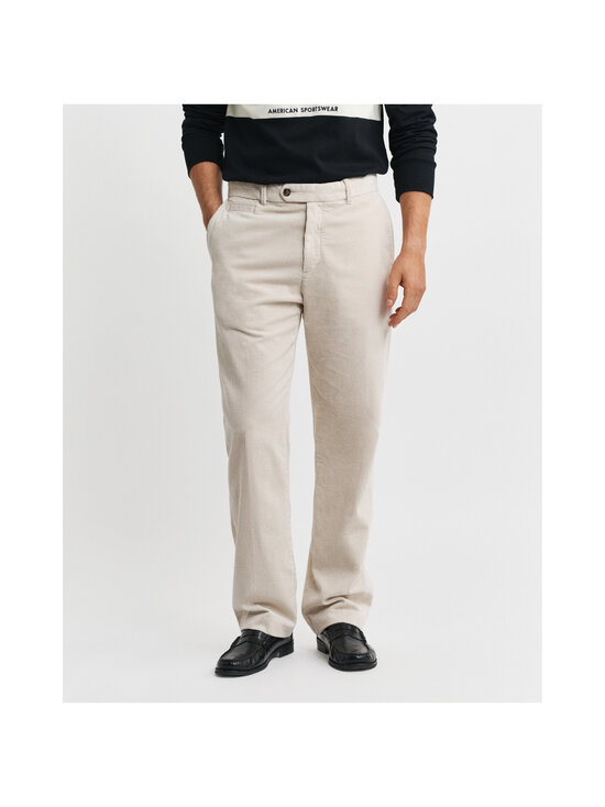 GANT - Straight Fit -vakosamettihousut - 34 PUTTY | Stockmann - photo 3