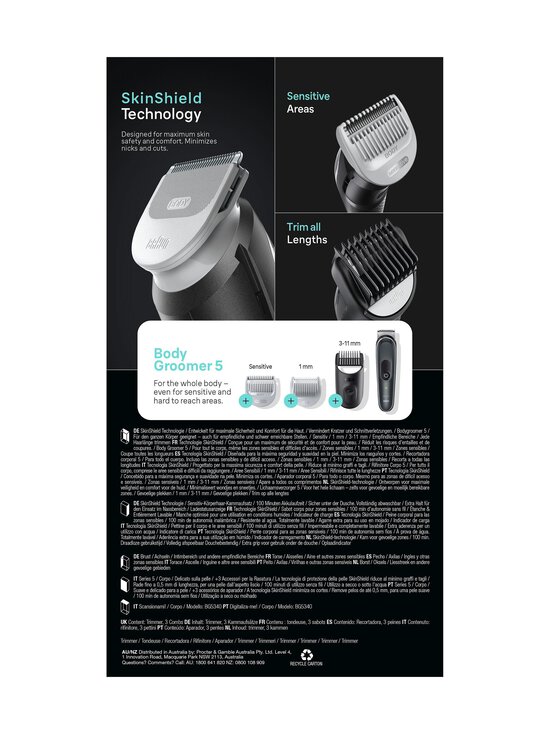 Braun - BG5340 SERIES 5 -vartalotrimmeri - BLACK - photo 2 Braun - BG5340 SERIES 5 -vartalotrimmeri - BLACK | Stockmann - photo 2