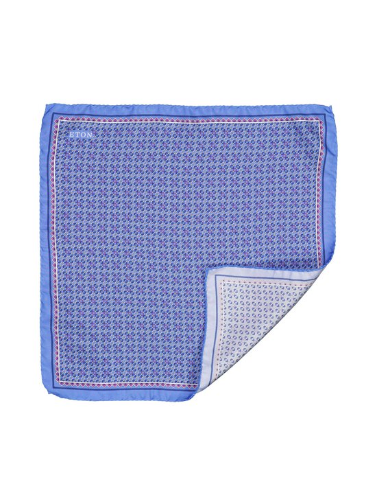 Eton - Micro Print -silkkitaskuliina - 24 MID BLUE | Stockmann - photo 2