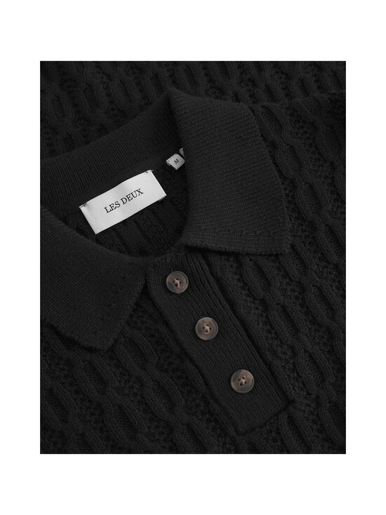 Les Deux - Garrett Knitted -pikeepaita - 100 BLACK - photo 6 Les Deux - Garrett Knitted -pikeepaita - 100 BLACK | Stockmann - photo 6