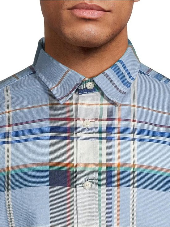 Olymp - Regular fit -ruudullinen flanellikauluspaita - 15 BLAU | Stockmann - photo 4