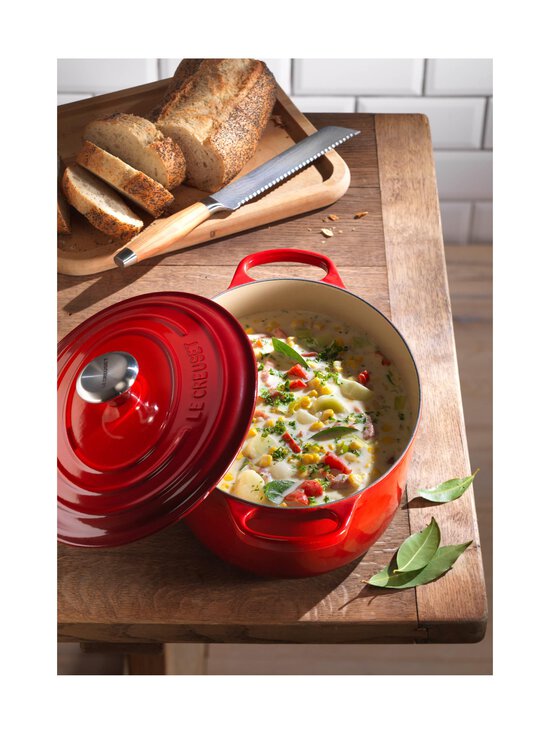 Le Creuset - Signature Oval Casserole čuguna katls 29 cm - CERISE | Stockmann - photo 6