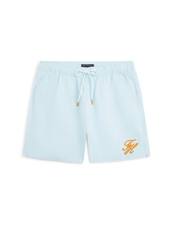 Tommy Hilfiger - Medium Drawstring Ithaca Script -uimahousut - 0YH TONAL ITHACA KEEPSAKE BLUE | Stockmann - photo 1