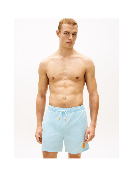 Tommy Hilfiger - Medium Drawstring Ithaca Script -uimahousut - 0YH TONAL ITHACA KEEPSAKE BLUE | Stockmann - photo 5